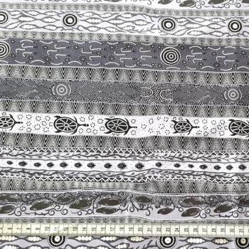 Preview: ASH DREAMING IN ONE Aborigines Stoff aus Australien